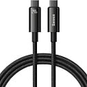 Кабель Baseus Fast Charging Cable [Type-C - Type-C] 240W 100см, Черный (CAWJ040001)