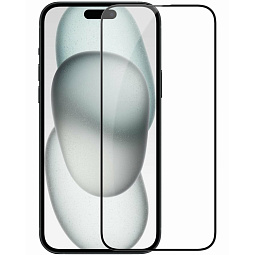 Защитное стекло Remax для iPhone 15 Plus 3D Black - фото 1