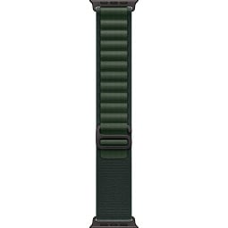 Apple Watch Ultra 2 (2024) 49mm Black Titanium Case with Dark Green Alpine Loop L, MX4T3 - фото 3
