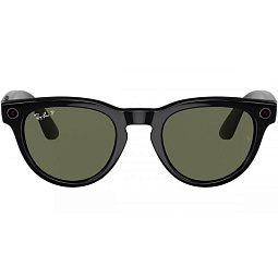 Умные очки Ray-Ban Meta Headliner Shiny Black G15 Green, 150 - 51 Size - фото 1