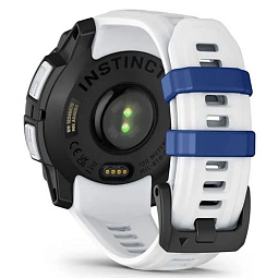 Умные часы Garmin INSTINCT 3 Solar 45mm Whitestone with Whitestone/Bolt Blue Band (010-02934-03) - фото 6