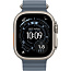 Apple Watch Ultra 3 (2025) 49mm Natural Titanium Case with Anchor Blue Ocean Band, MEWH4 - фото 5