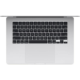 15.3" Ноутбук Apple MacBook Air 15 2025 2880x1864, Apple M4, RAM 16 ГБ, SSD 512 ГБ, 10C CPU/10C GPU, macOS, Silver (MW1H3) - фото 2