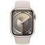 Apple Watch Series 9 GPS + Cellular 45mm Starlight Aluminium Case with Starlight Sport Band - S/M (MRP13) - фото 6
