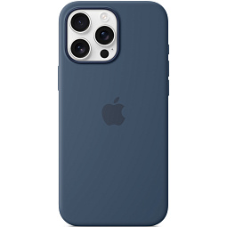 Чехол-накладка iPhone 16 Pro Max Silicone Case with MagSafe - Denim (MYYU3) - фото 3