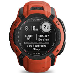 Умные часы Garmin INSTINCT 2X Solar, красный (010-02805-01) - фото 6