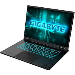 Игровой ноутбук Gigabyte Gaming A16 GA63H  16", AMD Ryzen 7 260, RAM 16 ГБ, SSD 512 ГБ, NVIDIA GeForce RTX 5050 для ноутбуков 8 Гб, без ОС, 3THK3KZ893SD, черный - фото 2