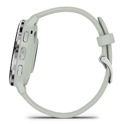 Умные часы Garmin VENU 3S, серо-зеленый с серебристым безелем (010-02785-51) - фото 7