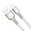 Кабель Baseus Cafule Series Metal Data Cable USB to IP 2.4A 1m, White - фото 12