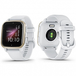 Умные часы Garmin Venu Sq 2 белые с кремово-золотым алюминиевым безелем 010-02701-11 - фото 7