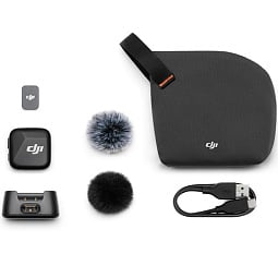 Беспроводной микрофон DJI Mic Mini ANC, черный (6941565991461) - фото 6