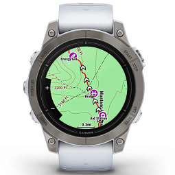 Умные часы Garmin EPIX PRO (Gen 2) Sapphire Edition 47 мм, титановый, белый DLC, белый ремешок (010-02803-21) - фото 9