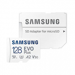 Карта памяти microSDXC Samsung EVO Plus 128 ГБ (MB-MC128KA/RU) - фото 1