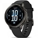 Умные часы Garmin Venu 4 41mm Slate with Black Silicone Band (010-03013-02)