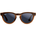 Фото Умные очки Ray-Ban Meta Headliner Shiny Caramel Transitions Sapphire, 150 - 50 Size