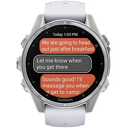 Умные часы Garmin Fenix 8 43mm AMOLED, Whitestone (010-02903-00) - фото 9