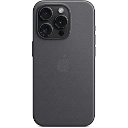 Чехол-накладка iPhone 15 Pro FineWoven Case with MagSafe - Black (MT4H3) - фото 2