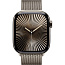 Apple Watch Series 10 46mm Titanium Case with Milanese Loop S/M, Natural (MC7Q4LW/A) - фото 5