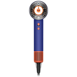 Фен Dyson Supersonic HD16 Vinca Blue/Topaz (Синий/Оранжевый), (515083-01) KR (евровилка), с кейсом - фото 3