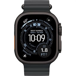 Apple Watch Ultra 3 (2025) 49mm Black Titanium Case with Black Ocean Band, MF0J4LW/A - фото 2