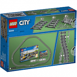 Конструктор LEGO City 60205 Рельсы - фото 8
