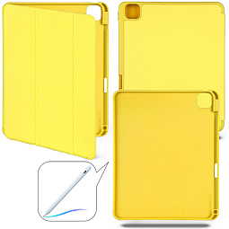 Чехол книжка Smart Case для iPad Pro 11 (2024) Желтый с отделением для Pencil - фото 1