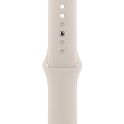 Apple Watch SE 2023 GPS 44mm Aluminium Case with Sport Band M/L, Starlight (Сияющая звезда), MRE53 - фото 6