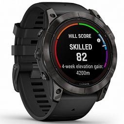 Умные часы Garmin FENIX 7X PRO Sapphire Solar Edition, титановый угольно-серый корпус с черным ремешком (010-02778-11) - фото 4