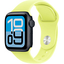 Фото - Apple Watch SE 3 2025 40mm Aluminium Case with Sport Band, Midnight/Neon Yellow