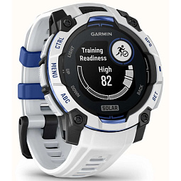 Умные часы Garmin INSTINCT 3 Solar 45mm Whitestone with Whitestone/Bolt Blue Band (010-02934-03) - фото 3