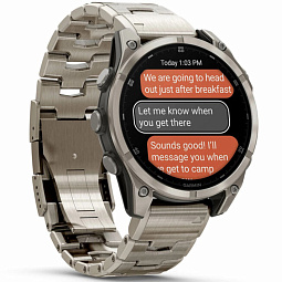 Умные часы Garmin FENIX 8 47mm Amoled Sapphire Titanium Graphite (010-02904-40) - фото 10