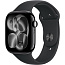 Apple Watch Series 11 46mm GPS Aluminum Case with Sport Band M/L, Jet Black/Black, MEUX4 - фото 4