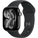 Фото - Apple Watch Series 11 42mm GPS Aluminum Case with Sport Band M/L, Jet Black/Black, MEQU4LW/A