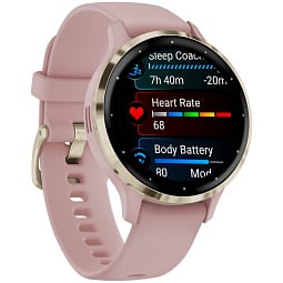 Умные часы Garmin VENU 3S, розовый с золотистым безелем (010-02785-03) - фото 5