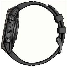 Умные часы Garmin Epix Pro (Gen 2) Sapphire Carbon 47 мм, Gray DLC Titanium with black band (010-02803-10) - фото 8
