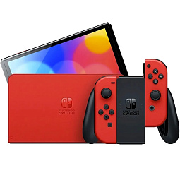 Игровая приставка Nintendo Switch OLED 64 ГБ Mario Red Edition - фото 2