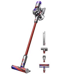 Пылесос Dyson V8 Slim fluffy (SV10K) Stick Vacuum Cleaner, red (красный) - фото 1