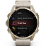 Умные часы Garmin FENIX 8 43mm Amoled Sapphire Soft Gold with Fog Gray Leather Band (010-02903-40) - фото 20
