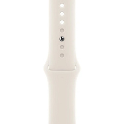 Apple Watch Series 10 42mm GPS Aluminum Case with Sport Band M/L, Silver/Starlight (MXLM3) - фото 3