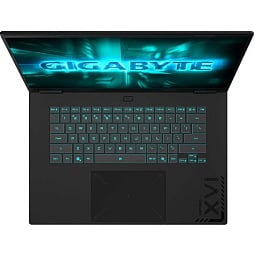 Игровой ноутбук Gigabyte Gaming A16 GA63H  16", AMD Ryzen 7 260, RAM 16 ГБ, SSD 512 ГБ, NVIDIA GeForce RTX 5050 для ноутбуков 8 Гб, без ОС, 3THK3KZ893SD, черный - фото 3