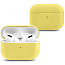 Чехол силиконовый для AirPods Pro 2 ультра-тонкий светло-желтый - фото 4