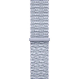 Apple Watch Series 10 46mm GPS Aluminum Case with Sport Loop, Silver/Blue Cloud (MWWN3) - фото 3