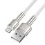 Кабель Baseus Cafule Series Metal Data Cable USB to IP 2.4A 1m, White - фото 14