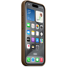 Чехол-накладка iPhone 15 Pro FineWoven Case with MagSafe - Taupe (MT4J3) - фото 5