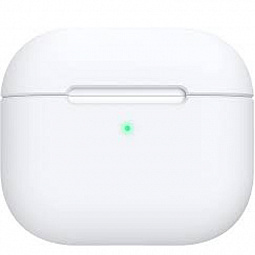 Чехол для AirPods 3 силиконовый белый - фото 2