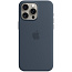 Чехол-накладка iPhone 15 Pro Max Silicone Case with MagSafe - Storm Blue (MT1P3) - фото 5