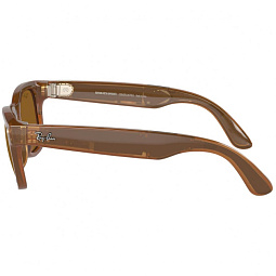 Умные очки Ray-Ban Meta Wayfarer Shiny Caramel Polar Brown, 155 - 53 Size - фото 3