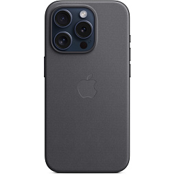 Чехол-накладка iPhone 15 Pro FineWoven Case with MagSafe - Black (MT4H3) - фото 4