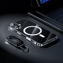Чехол-накладка Hoco AS4 для iPhone 17 силиконовая прозрачная с MagSafe - фото 7