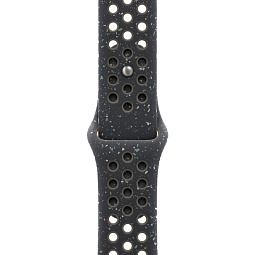 Apple Watch Series 10 42mm GPS Aluminum Case with Nike Band, Jet Black/Midnight Sky (MYJP3LW/A) - фото 3